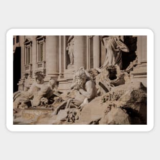 Trevi Fountain | Unique Beautiful Travelling Home Decor | Phone Cases Stickers Wall Prints | Scottish Travel Photographer  | ZOE DARGUE PHOTOGRAPHY | Glasgow Travel Photographer Sticker